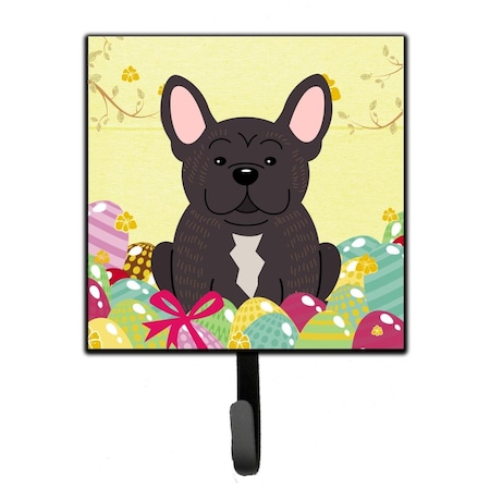 Jensendistributionservices Easter Eggs French Bulldog Brindle Leash or Key Holder MI2087584
